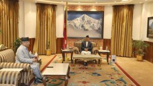 प्रधानमन्त्री र राष्ट्रपतिबीच भेटवार्ता, संसद गतिरोध र बजेटको तयारी लगायतबारे छलफल