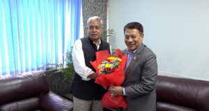 उपप्रधानमन्त्री सिंह र भारतीय राजदूत श्रीवास्तबीच शिष्टाचार भेटवार्ता