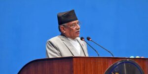 अर्थतन्त्रमा सुधार भएको दाबी गर्दै प्रचण्डले भनेः देश आर्थिक संकटको डिलबाट बाहिर आइसकेको छ