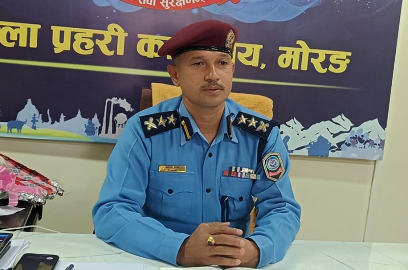 मोरङका प्रहरी प्रमुख एसपी हेडक्वार्टर तानिए