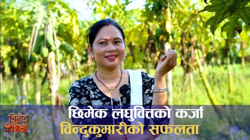 कृषिमा भविष्य खोजिरहेकी विन्दु, जसले पाएकी छिन् छिमेक लघुवित्तको साथ (भिडियो रिपोर्ट)