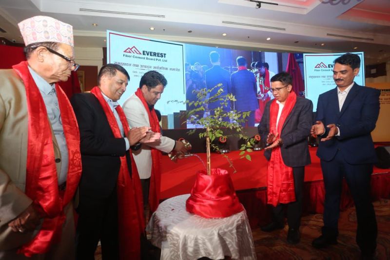 आइएमई ग्रुपको डेढ अर्ब लगानीमा नेपालमै पहिलो फाइबर सिमेन्ट बोर्ड उद्योग सञ्चालनमा