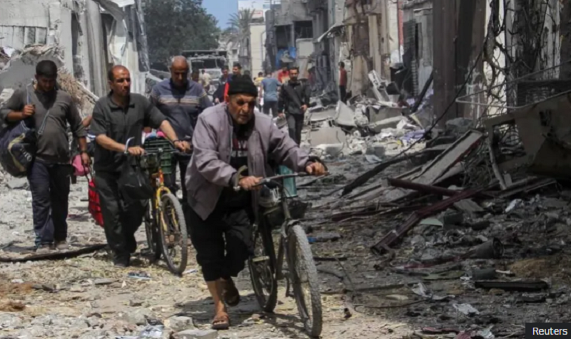 गाजामा इजारयली हवाई आक्रमणः सयौँ परिवार विस्थापित