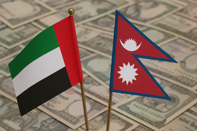 यूएईसँगको व्यापार : आयात साढे ५ गुणाले वृद्धि, घाटा २१.५६ अर्ब नाघ्यो