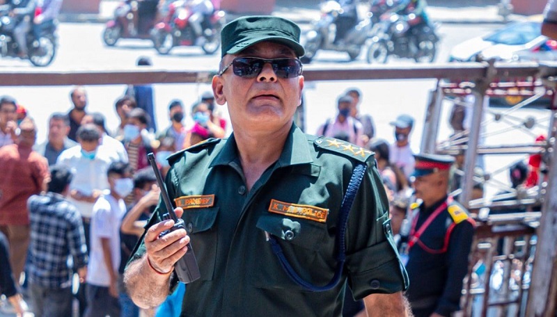 काठमाडौं महानगरका नगरप्रहरी प्रमुख पाण्डे निलम्बित