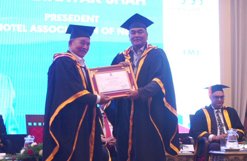 एआइटिएम कलेजद्वारा विद्यार्थी दीक्षित (फोटो फिचर)