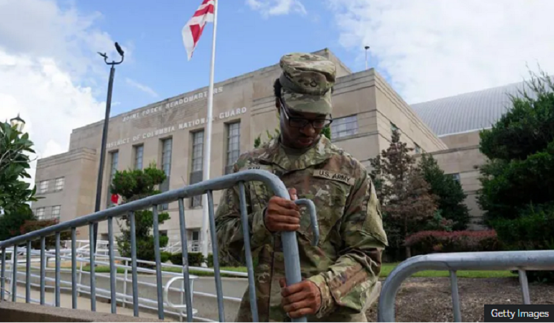 वासिङ्टन डीसीमा नेशनल गार्ड तैनाथ, मेयरले भनिन् ‘तानाशाही प्रयास’