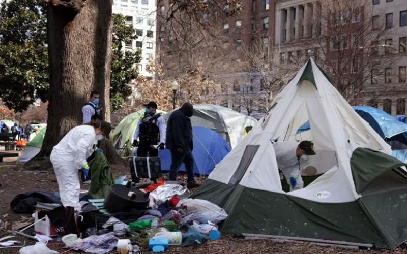 घरविहीन मानिसलाई वाशिंगटन डीसीबाट तुरुन्तै हटाउन ट्रम्पको आदेश