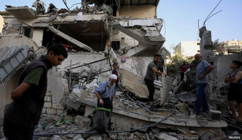 सर्त नमाने गाजा सहर ध्वस्त पार्ने इजरायको चेतावनी