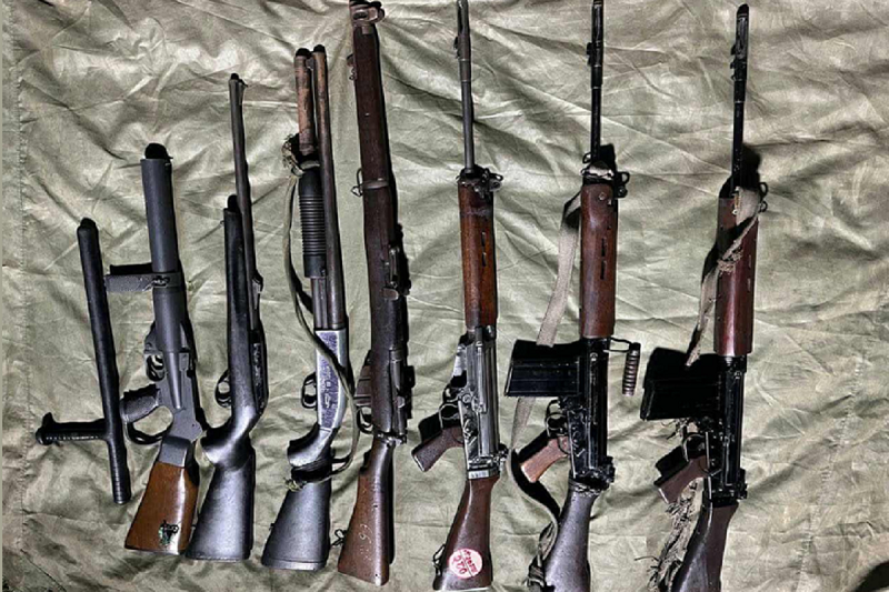 सुरक्षाकर्मीबाट लुटिएका ३१ हतियार सेनाले गर्‍यो फिर्ता