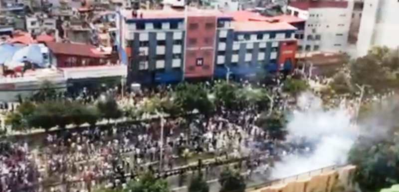 काठमाडौंको बानेश्वर क्षेत्रमा कर्फ्यु