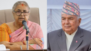 राष्ट्रपति र प्रधानमन्त्रीबीच भेटवार्ता