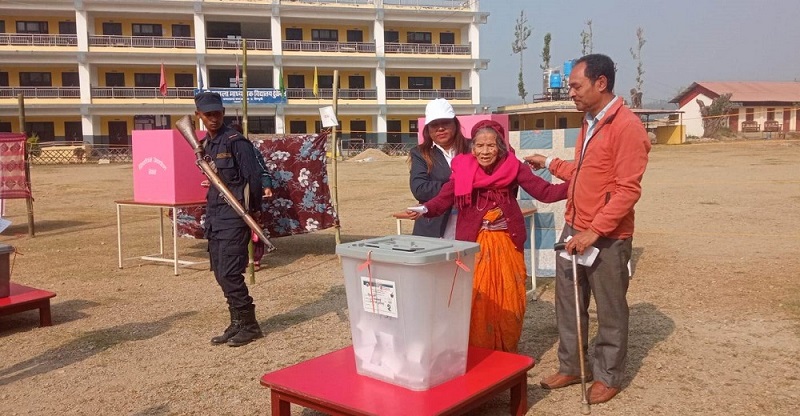 ४४ लाख ५५ हजारले गरे मतदान