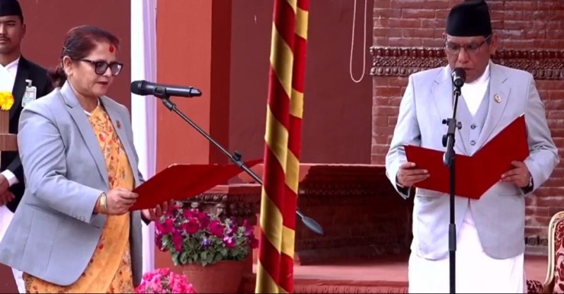 राष्ट्रियसभा उपाध्यक्ष भण्डारीले लिइन् शपथ