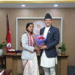 उपसभामुखले गरिन् पदभार ग्रहण, सभामुखसँग पनि भेट