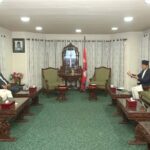 सभामुख अर्याल र पूर्वसभामुखबीच भेट 