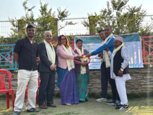 पृथ्वी दिवसमा वल्डलिंकद्वारा मन्जुश्री पार्कमा सरसफाइ र डस्टबिन हस्तान्तरण