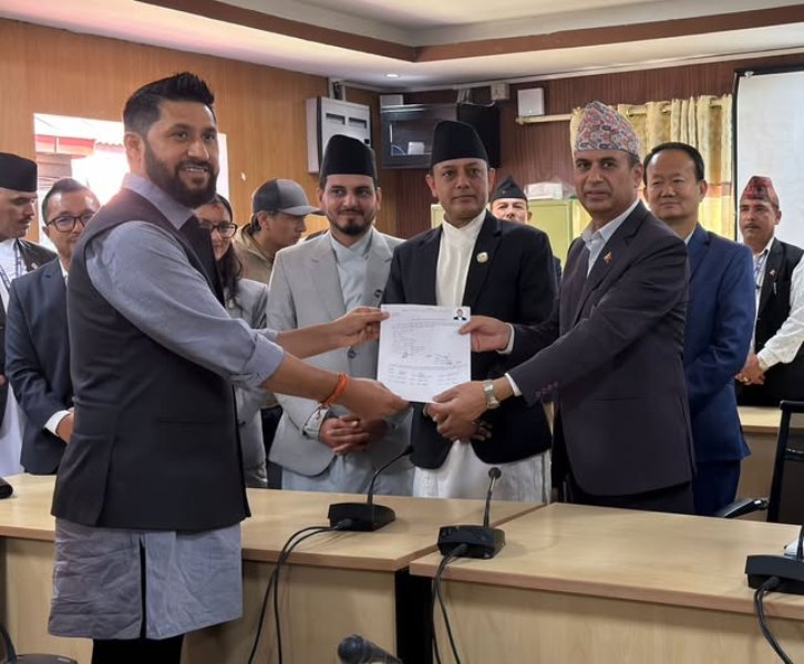 सभामुख पदका लागि डीपी अर्यालले दिए उम्मेदवारी