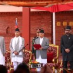 नवनिर्वाचित सभामुख डीपी अर्यालले लिए शपथ