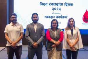गोल्याण ग्रुपको रक्तदानमा सांसद रञ्जु दर्शनाले भनिन्– व्यवसायलाई समाजसँग जोड्नु प्रशंसनीय