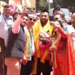 रवि लामिछानेलाई भाजपा मुख्यालयमा भव्य स्वागत