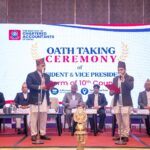नेपाल चार्टर्ड एकाउन्टेन्ट्स संस्थाका नवनिर्वाचित अध्यक्ष तथा उपाध्यक्षले लिए शपथ