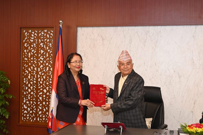 राष्ट्रपतिसमक्ष राष्ट्रिय महिला आयोगको वार्षिक प्रतिवेदन पेस