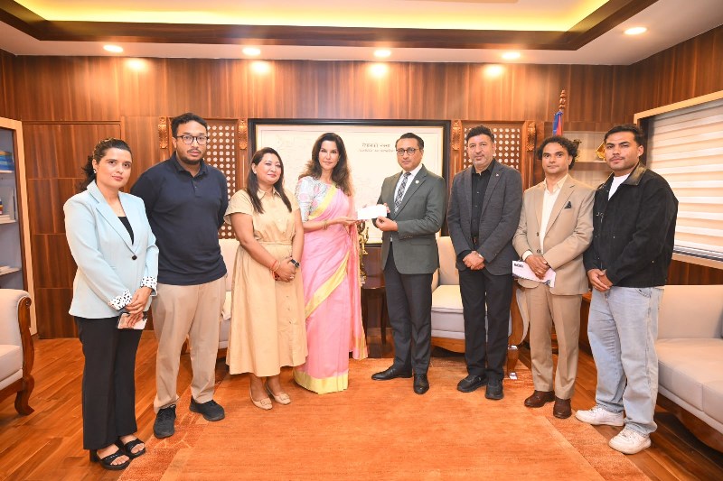 विपद् प्रभावित समुदायको सहयोगका लागि नाइमाद्वारा ५० लाख प्रदान