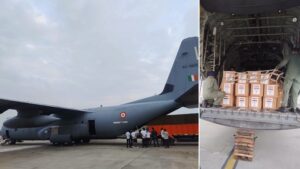 बाढी प्रभावितका लागि भारतले पठायो पाँचौँ पटक सहयोग