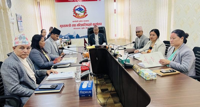 भोटेकोशी बाढी प्रभावितलाई कर्णाली सरकारले २ करोड सहयोग गर्ने